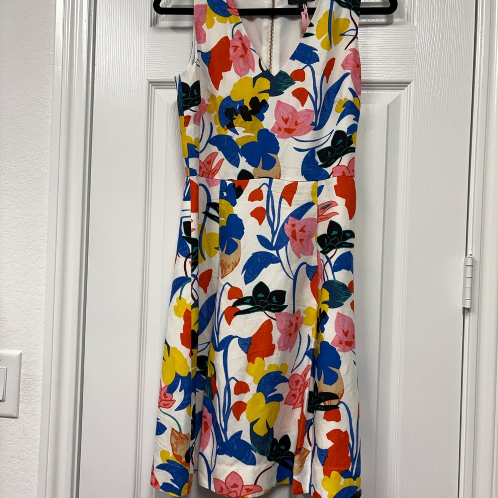 J.Crew Floral Sleeveless Dress